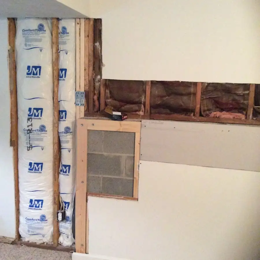 Wall insulation replacement during Odor Removal & Deodorization in Tredyffrin